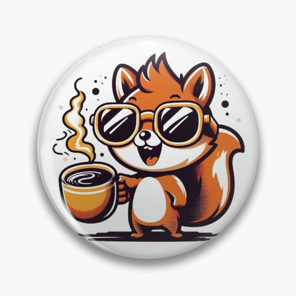 Item preview, Retro Squirrel Surfing designed and sold by Retro@nimals.