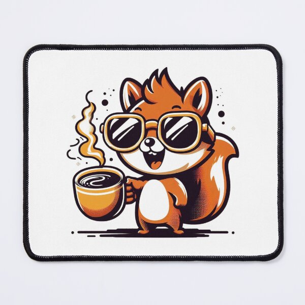 Item preview, Retro Squirrel Surfing designed and sold by Retro@nimals.