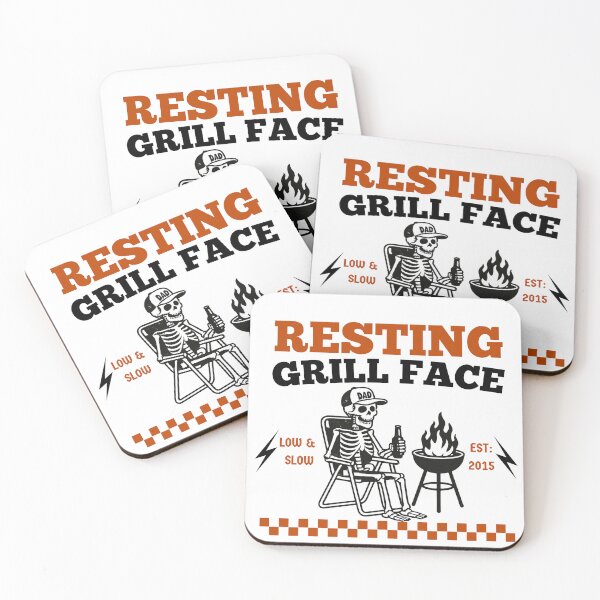 Item preview, Resting Grill Face Funny BBQ Dad Design | Grilling Humor Graphic designed and sold by azLittleLuxur.