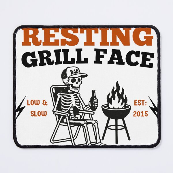 Item preview, Resting Grill Face Funny BBQ Dad Design | Grilling Humor Graphic designed and sold by azLittleLuxur.