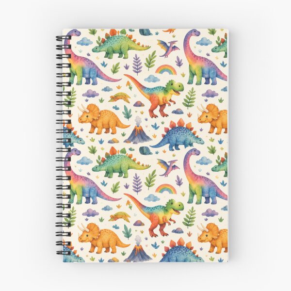 Item preview, Rainbow Dinosaur Fantasy Pattern Artwork designed and sold by ArtComixHaven.