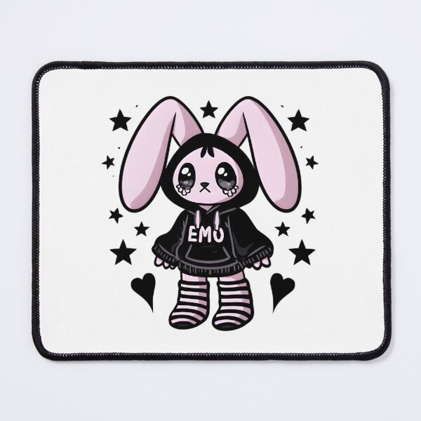 Item preview, Cute Emo Y2K Mascot designed and sold by Retro Whimsy.