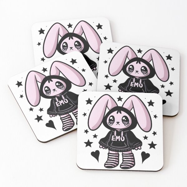 Item preview, Cute Emo Y2K Mascot designed and sold by Retro Whimsy.