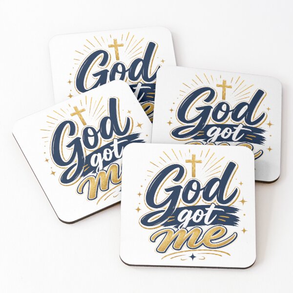 Item preview, God Got Me Christian Faith Quote designed and sold by NaphDesigns.