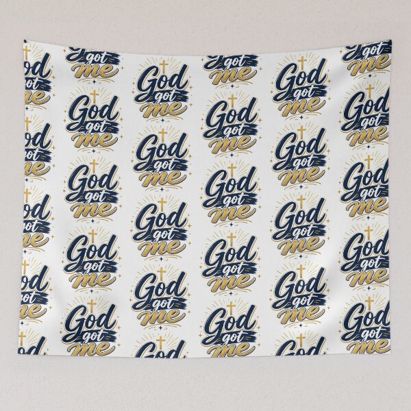Item preview, God Got Me Christian Faith Quote designed and sold by NaphDesigns.