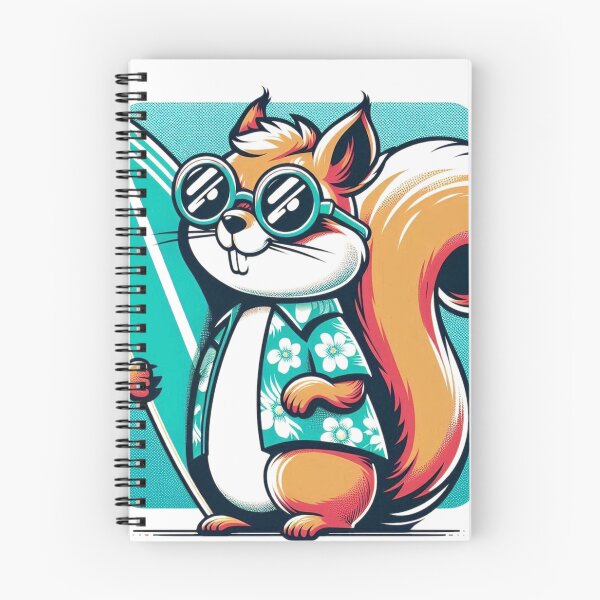 Item preview, Ardilla Surfera Retro designed and sold by Retro@nimals.