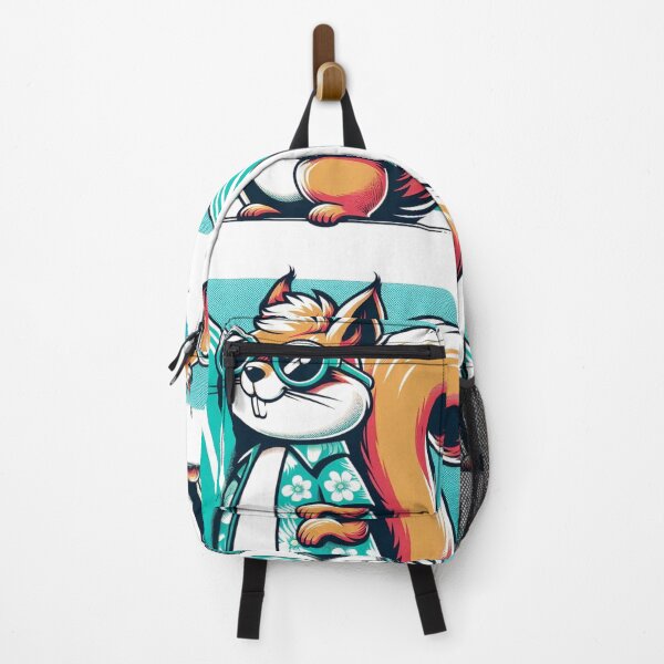 Item preview, Retro Squirrel Surfing designed and sold by Retro@nimals.