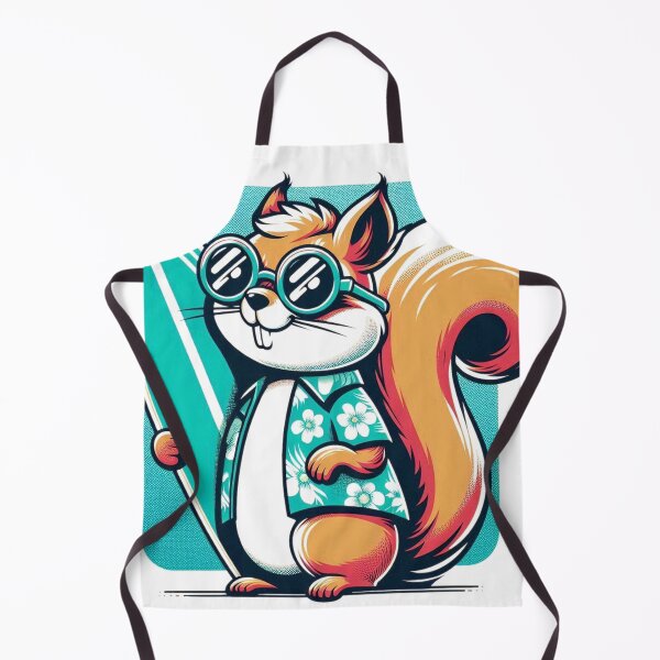 Item preview, Retro Squirrel Surfing designed and sold by Retro@nimals.