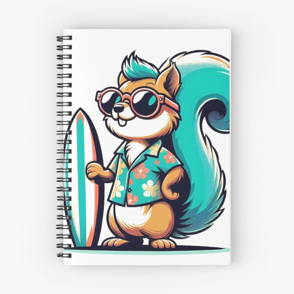 Item preview, Ardilla Surfera Retro designed and sold by Retro@nimals.