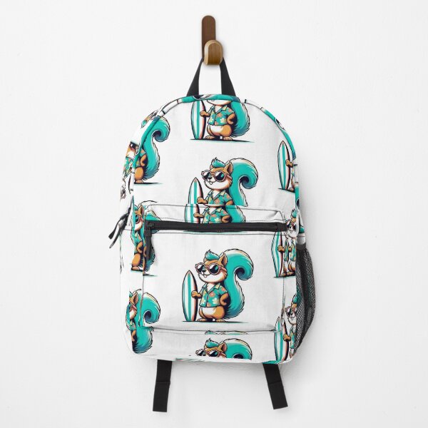 Item preview, Retro Squirrel Surfing designed and sold by Retro@nimals.