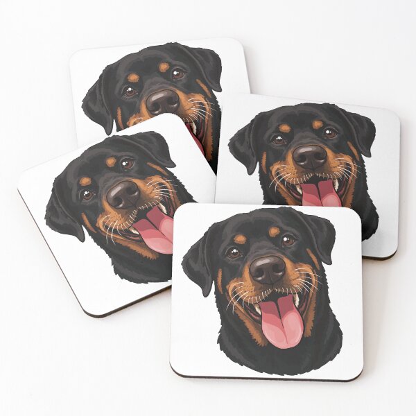 Item preview, Happy Rottweiler designed and sold by BrandMuffinStudio.