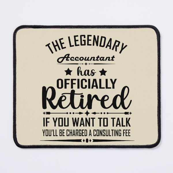 Item preview, Retired accountant retiring accounter funny retierment designed and sold by Alexaltay.