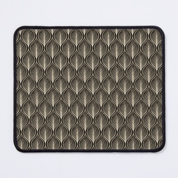 Item preview, Black and White Ogee Geometric Pattern Design designed and sold by K Design Store.