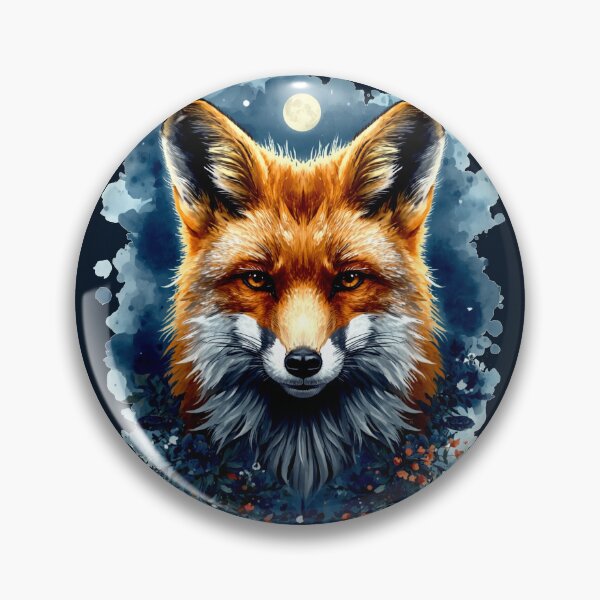 Item preview, Fox Watercolor Moon Forest Animal Aesthetic T-Shirt designed and sold by Biedroneczka.