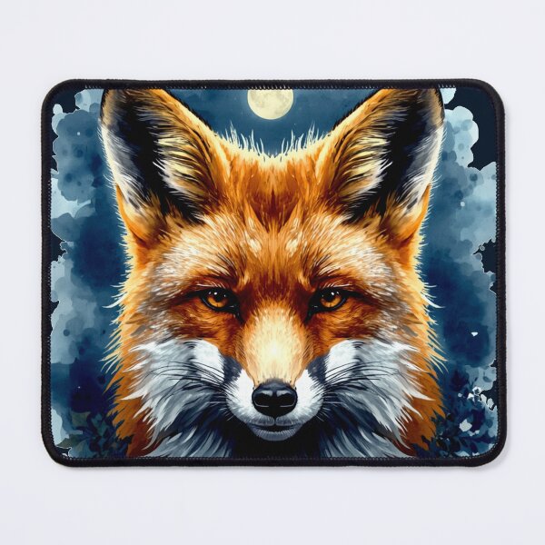 Item preview, Fox Watercolor Moon Forest Animal Aesthetic T-Shirt designed and sold by Biedroneczka.