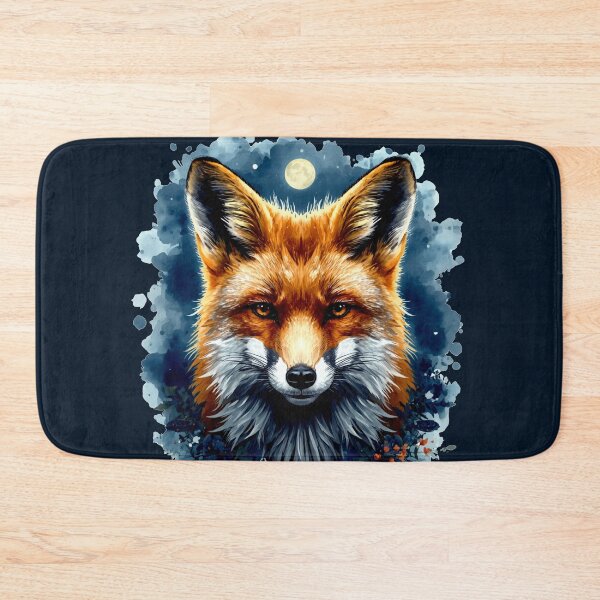 Item preview, Fox Watercolor Moon Forest Animal Aesthetic T-Shirt designed and sold by Biedroneczka.