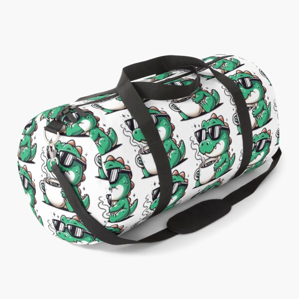 Item preview, Funny Crocodile Coffee Addict designed and sold by Retro@nimals.