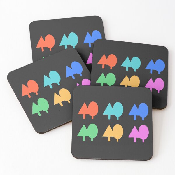 Item preview, Colorful Simple Tree Forest Pattern Set designed and sold by ubborn.
