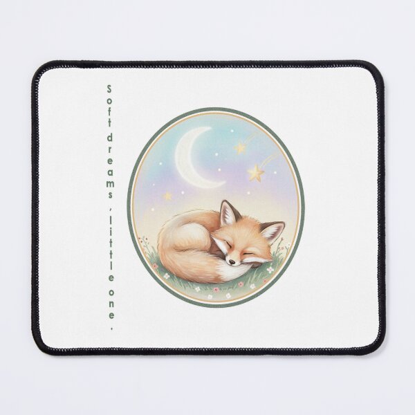 Item preview, Soft Dreams, Little One – Sleeping Fox in the Moonlight designed and sold by Herzbaumatelier.