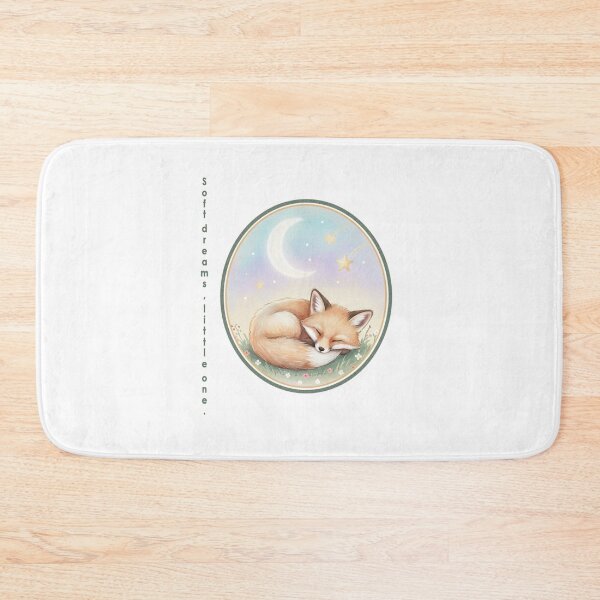 Item preview, Soft Dreams, Little One – Sleeping Fox in the Moonlight designed and sold by Herzbaumatelier.
