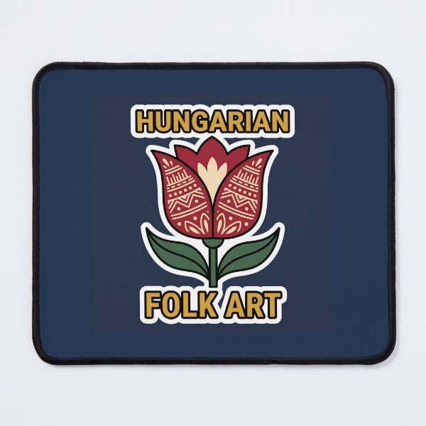 Item preview, Red Tulip Hungarian Folk Art designed and sold by AbanoubStore.