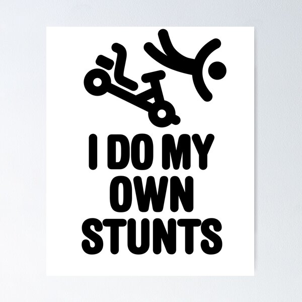 Artikelvorschau, Funny I do my own stunts go-kart karting kid T-shirt gift entworfen und verkauft von LaundryFactory.
