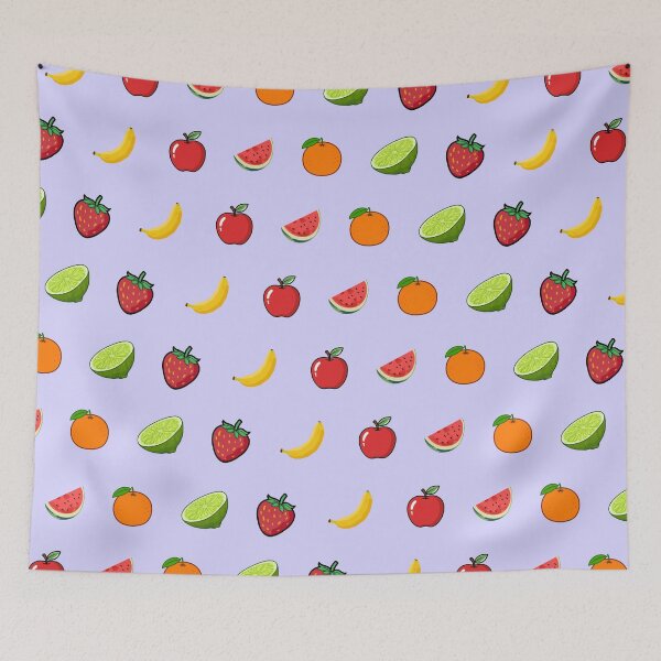 Item preview, Cute Retro Fruit Pattern Aesthetic designed and sold by POD Art Studio.