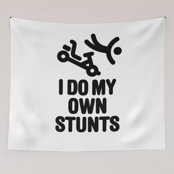 Item preview, Funny I do my own stunts go-kart karting kid T-shirt gift designed and sold by LaundryFactory.