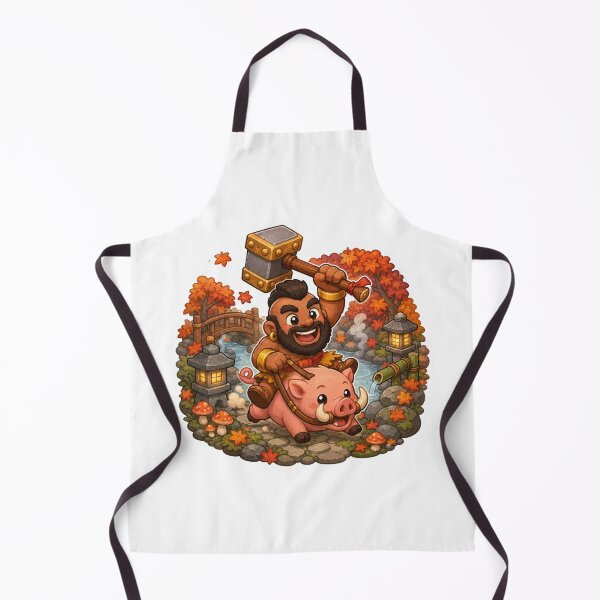 Item preview, Hog Rider Autumn Garden Sticker designed and sold by Dark Fantasy Shop.