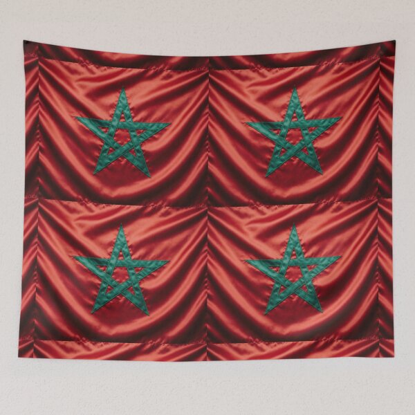 Item preview, Moroccan flag designed and sold by casamomo.