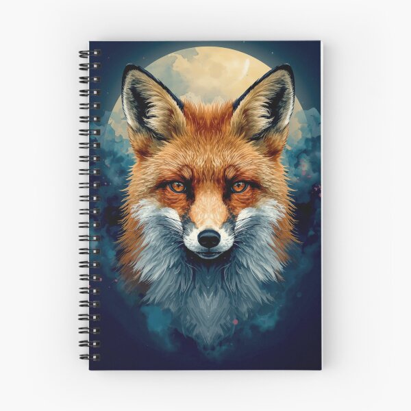 Item preview, Fox Watercolor Moon Forest Animal Aesthetic T-Shirt designed and sold by Biedroneczka.