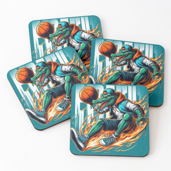 Item preview, Basketball Alligator – Funny Sports Animal Design designed and sold by Dogandesighn.