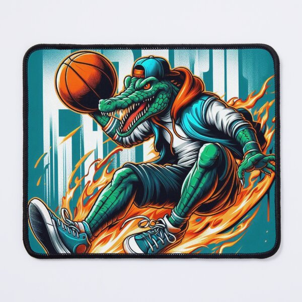 Item preview, Basketball Alligator – Funny Sports Animal Design designed and sold by Dogandesighn.