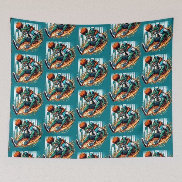 Item preview, Basketball Alligator – Funny Sports Animal Design designed and sold by Dogandesighn.