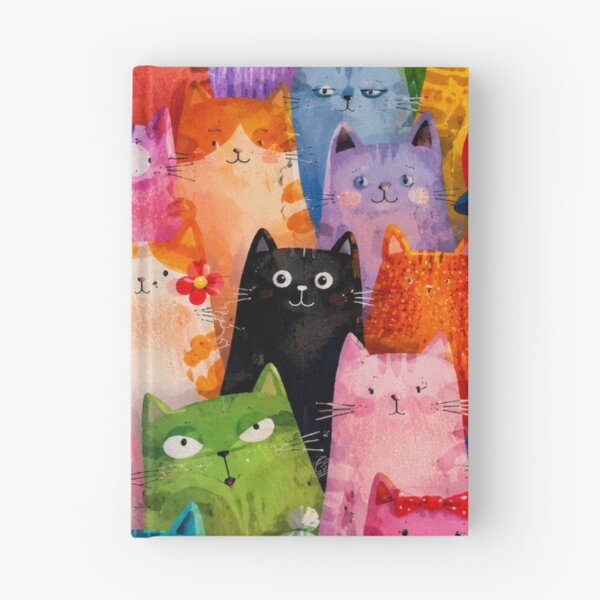 Item preview, Cute Kawaii Cats Rainbow Pattern – Fun Vibrant Cat Lover Gift Design designed and sold by Aramdesing.