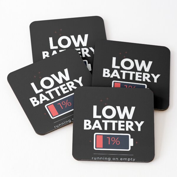 Item preview, Low Battery Dark Aesthetic Typography Graphic designed and sold by Uvclick.
