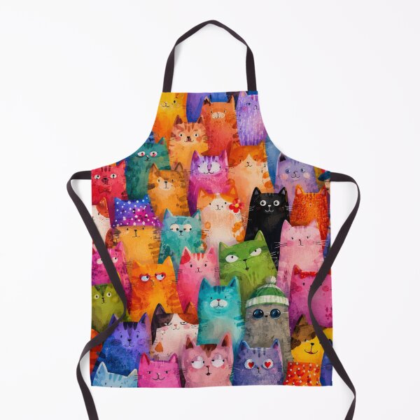 Item preview, Cute Kawaii Cats Rainbow Pattern – Fun Vibrant Cat Lover Gift Design designed and sold by Aramdesing.