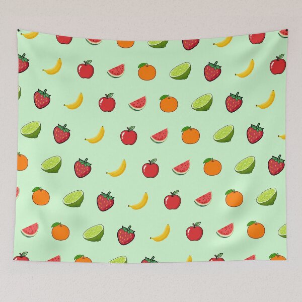Item preview, Cute Retro Fruit Pattern Aesthetic designed and sold by POD Art Studio.