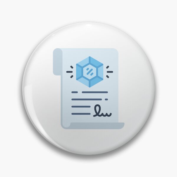 Item preview, Gemstone Certificate - Authentication Document Sticker for Quality Assurance designed and sold by Tr Creative Design.