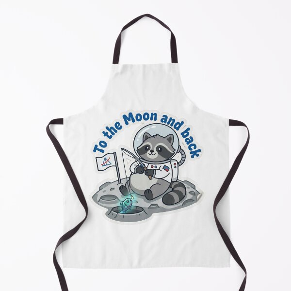 Item preview, ​Lazy Astronaut Raccoon: Moon Base Chill designed and sold by NadinGerasi.