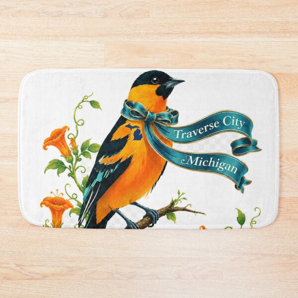 Item preview, Baltimore Oriole Traverse City  designed and sold by FreshWaterWares.