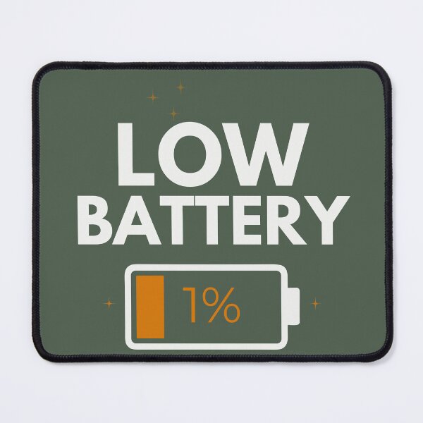 Item preview, Low Battery Olive Minimal Aesthetic Design designed and sold by Uvclick.