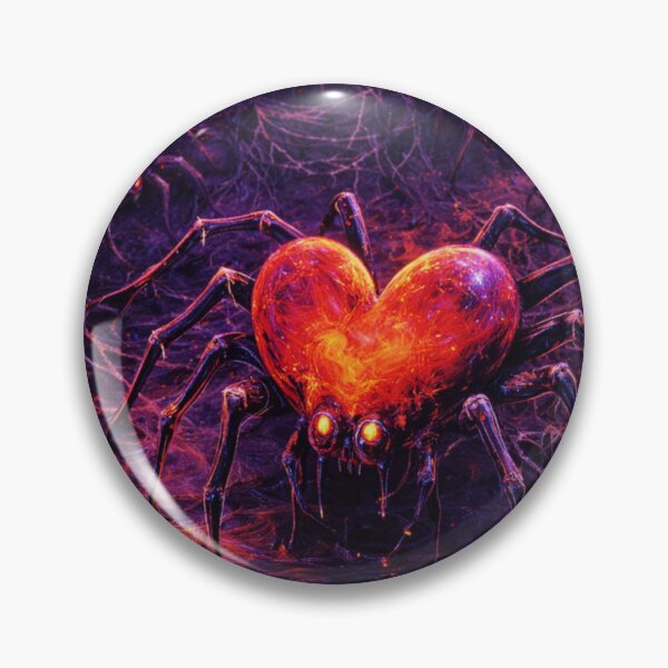 Item preview, Heartweb The Spiders of Burning Love designed and sold by Ecosetereos.