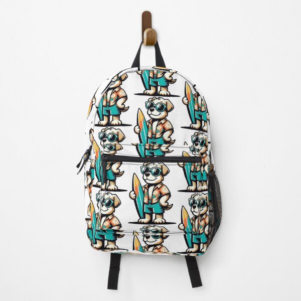 Item preview, Retro Dog Surfing designed and sold by Retro@nimals.