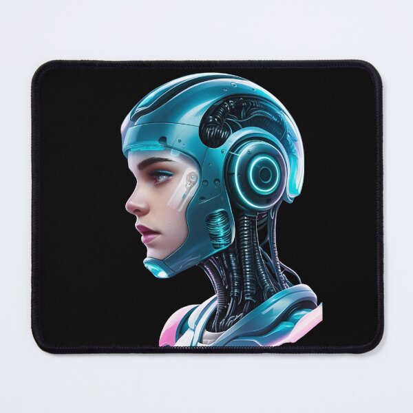 Item preview, Vaporwave-style cyborg 8 designed and sold by Neon G.