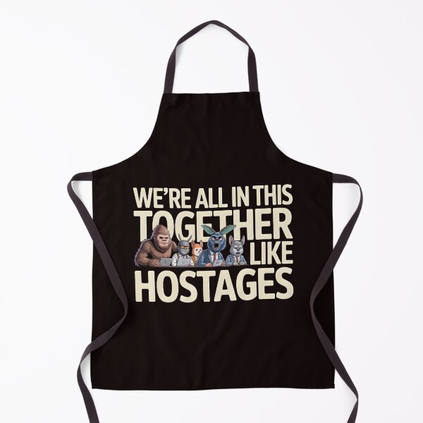 Item preview, We're All in This Together Like Hostages Sarcastic – Funny Bigfoot Introvert Paranormal Animals Design designed and sold by Redgiant87x.
