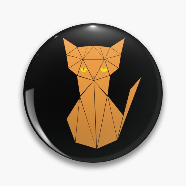 Item preview, Geometric Cat, Orange designed and sold by NNAANN.