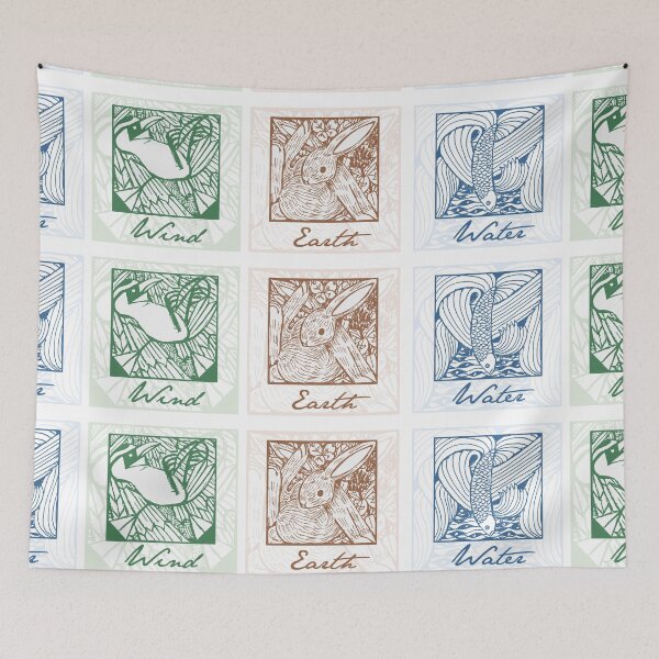 Item preview, Animal elements horizontal designed and sold by Konopikyu.