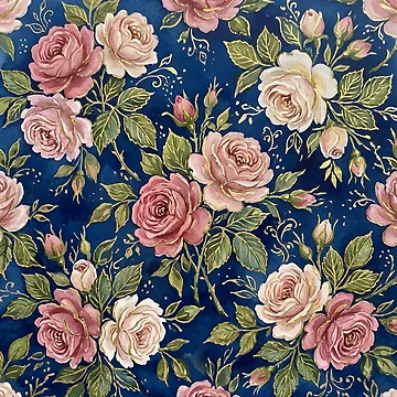 Artwork thumbnail, Vintage Roses by GraphicsClub