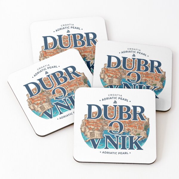 Artikelvorschau, Dubrovnik Adriaküste Aufkleber Souvenir entworfen und verkauft von Imaginarium of Chaos falcon88 .